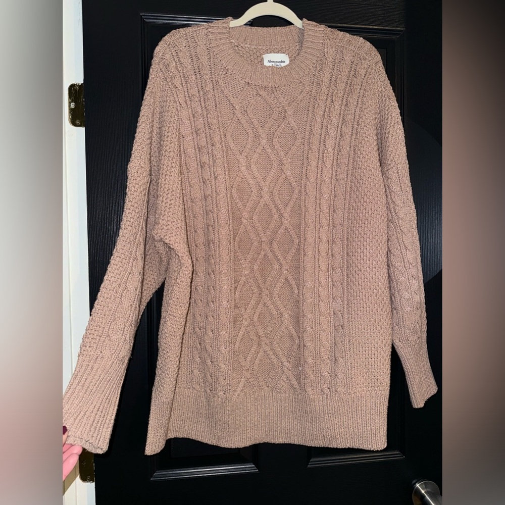 ABERCROMBIE brown sweater - XL